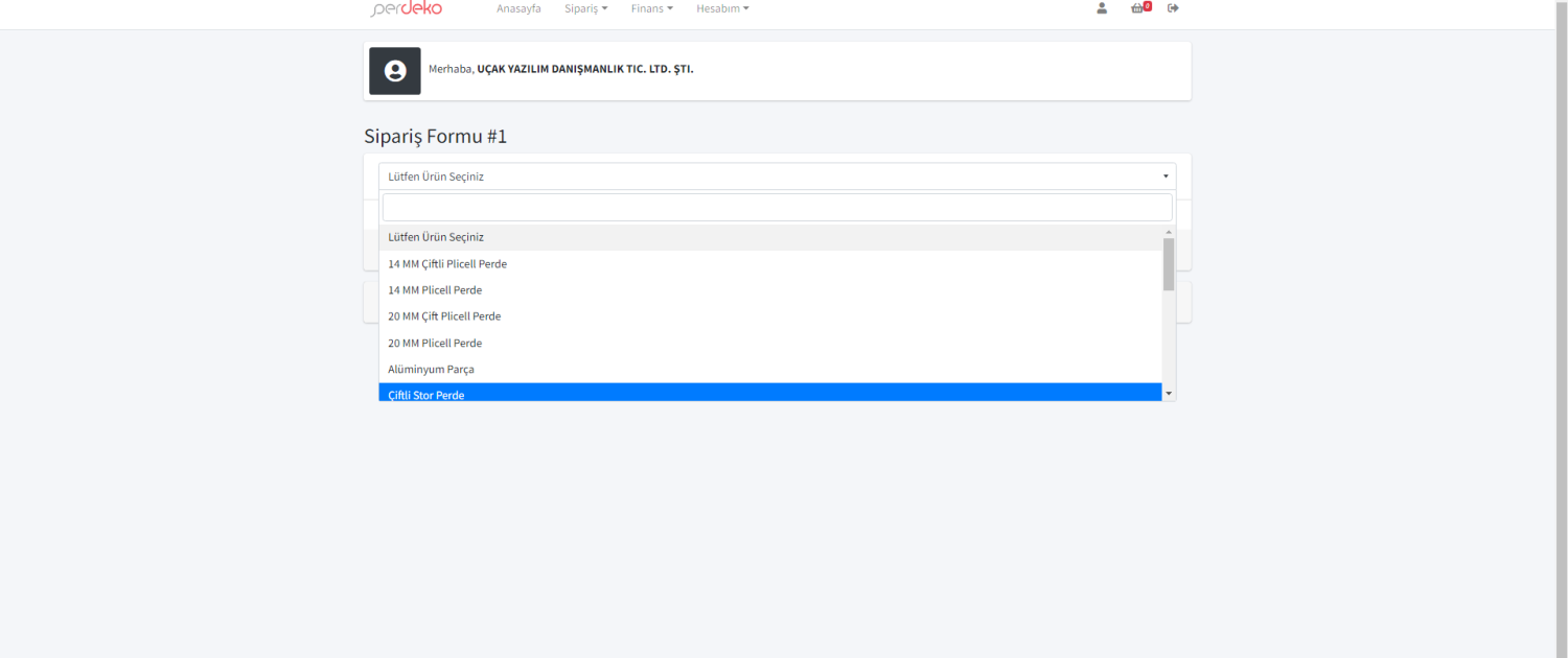 SİPARİŞ GİRİŞ 1