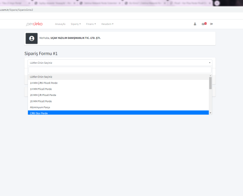SİPARİŞ GİRİŞ 1